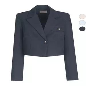 [비비드 시크릿가너]여성 스테이 싱글버튼 봄가을 정장 숏자켓