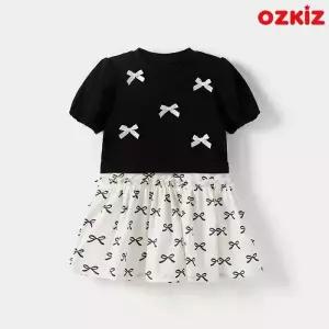 오즈키즈 모모리본 유아 원피스