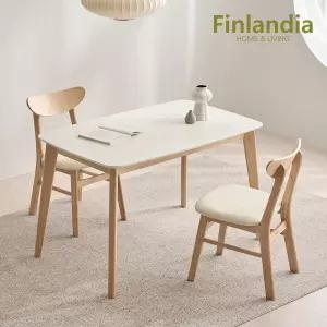 데니스 원목 2인식탁세트(와이드형/의자2)