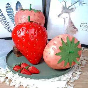 과일모형 딸기 탕후루 사과(레드) 인테리어 대형 진열 장식 매장 큰