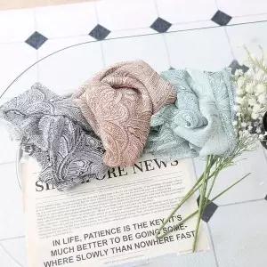 [셀러에이드]뉴페이즐리 쉬폰 롱 스카프 머플러 목도리 봄 가을 간