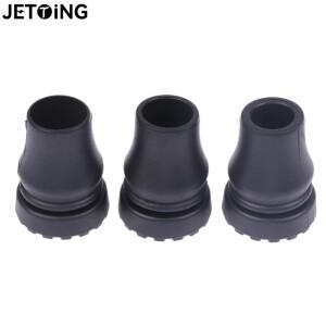 노인을 위한 고무 팁 하이킹 폴   단단한 나무  T 핸들  남자 지팡이  알루미늄 워킹 스틱  블랙  16mm  20