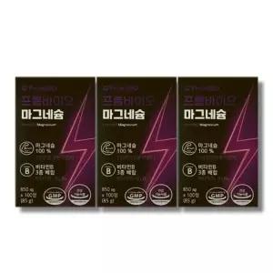 [건강나라] 프롬바이오 마그네슘 850mg x 100정 3박스