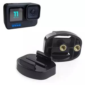 [셀러에이드]고프로 11 블랙 호환 액션캠 삼각대 스탠드 연결 1/4 나사 버클