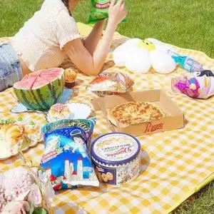 피크닉세트 피크닉 방수 매트 차박 캠핑 체크패턴 감성 돗자리