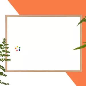 반광 법랑칠판 자석보드 화이트보드 90x180 메플