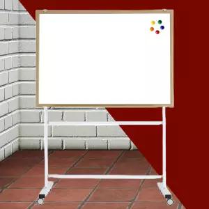 법랑칠판 자석보드 이동식 화이트보드 120x150 메플