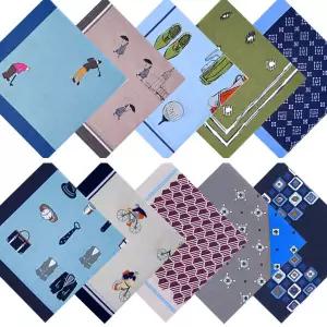 캐릭터 남성용 10매 마리엔느 손수건 선물 학생 여자 남자 손수건