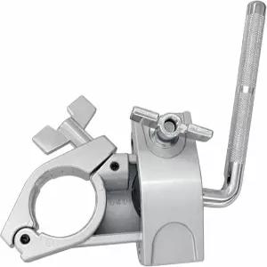 AIAS 드럼 랙 클램프 - 카우벨 탬버린 잼 블록 탐스 및 전자 패드용 회전식 10.5mm L 막대가 있는 조절