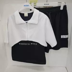 [에꼴리에]레이어드 볼레로 집업 가디건  상,하셋트(24PT759760)_US