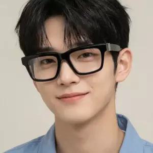 페라가모 안경테 SF2995 001 명품 패션 두꺼운 블랙 사각 뿔테