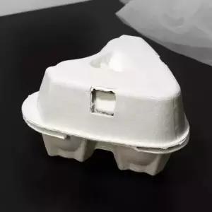 달걀 3구 선물상자 아이보리 10개입 부활절 에그 포장 종이 계란판 펄프 포장박스