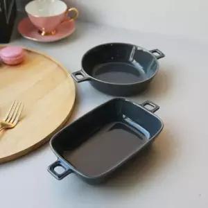 도자기접시 독특한 컬러 도자기 그라탕기 라자냐 리조또 그릇 1P