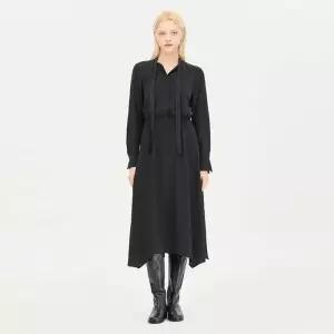 시슬리 슈팅 타이 원피스_SAOP32461BK 287928