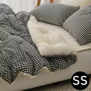 슈퍼싱글이불패드세트 차렵이불 패드세트 슈퍼싱글SS 이불 블랙 패드 베이지