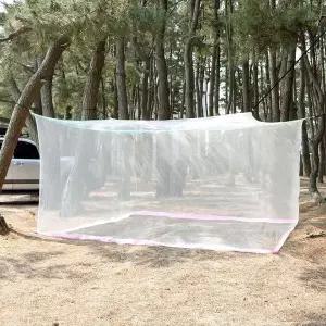 [콩심팥심]사각 강철추 화이트 창문 모기장 커튼 방충망