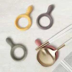 [콩심팥심]수저받침 젓가락받침대 숟가락 실리콘 스푼 거치대