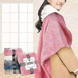 [콩심팥심]담요 중 극세사무릎 차량용쿠션 미니 사무실차량 어깨 패딩담요