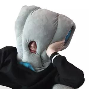 [콩심팥심]우주인 헬멧 낮잠베개 낮참쿠션 목베개 여행목쿠션