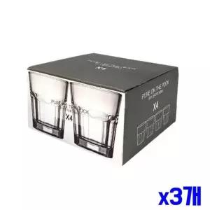 bns 투명 심플 유리컵 물컵 240ml 4p x3개 주방컵