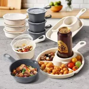 [알티피아]손잡이 간식용기 식판 식기 그릇 간식통 밥그릇 접시 간식통