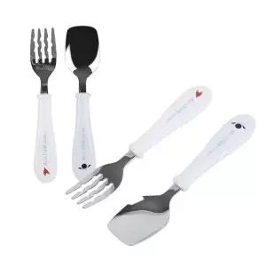 [에이치플러스몰]아기 어린이 스푼 포크 세트 수저 어린이집 유치원