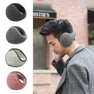 방한 꽈배기 귀마개 ELS006