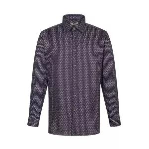 [닥스](신세계 사우스시티)남성 드롭스퀘어 프린트 컴포트핏 긴소매셔츠 DMS1SHDL232N1