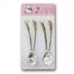 [콩심팥심]헬로키티 티스푼 4p 커피 다도 차 에이드 스푼 숟가락