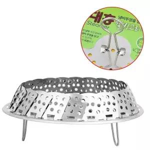 [RIZPICK]국산 스텐304 미니 고리 낮은 찜기 만두 계란 야채