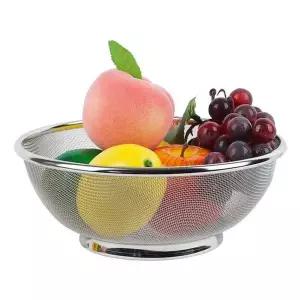 [RIZPICK]국산 스텐304 메쉬 볼 바구니 바스켓 야채 채반 3호 야채 세척