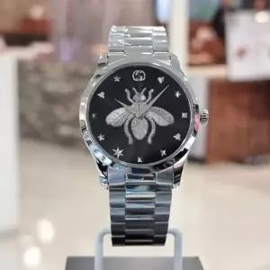 [대구백화점][구찌]G-타임리스 꿀벌 메탈 남성시계(YA1264136)