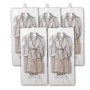 겨울옷 옷장 겨울 옷 코트 보관 옷걸이 대형 진공 압축팩 5개