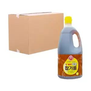 [박스] 오뚜기 오쉐프옛날참기름 1.8L 6입