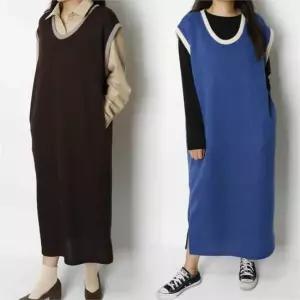 위쉬몰 HG 유넥하찌조끼롱원피스 E803H210) 빅사이즈