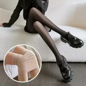 이룸 따뜻한 기모 페이크 스타킹 겨울용 고리형 타이즈