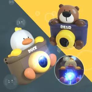 KC인증 배터리포함 자동 비눗방울 카메라 버블건 오리 곰돌이 꼬꼬 펭귄 어린이날 어린이집 유치원 생일 행사 