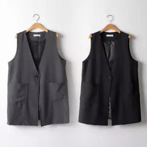 위쉬몰 IR 레이어드원버튼베스트 F576H402) 빅사이즈