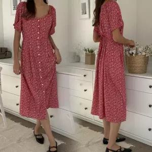 위쉬몰 YP 잔꽃페인트반팔롱원피스 Q946H404) 빅사이즈