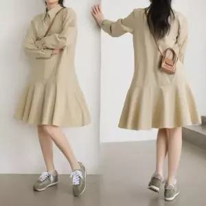 위쉬몰 WB 모노코튼카라셔츠원피스 Q676H402) 빅사이즈