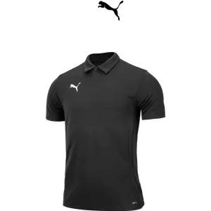 푸마 깔끔한 디자인 블랙카라반팔티 편안하게입을수있는 기능성상의 간편한운동용품 가볍고세련된 등산티