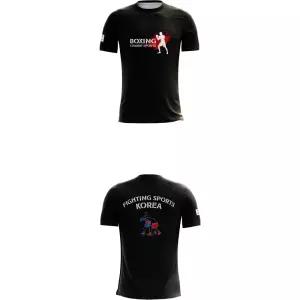 고기능성 프린트포인트 복싱 반팔티 블랙 등산복상의 편한작업복 깔끔한티 편안하게입을수있는 통기성좋은