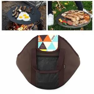 캠핑 그리들 냄비 가방 고기 불판 불멍 주물팬 무쇠팬