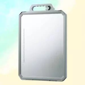 WL 스텐 316 도마 강판 일체형 칼갈이 위생도마 논슬립