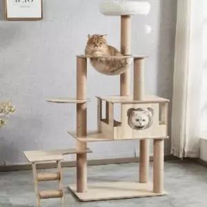 고양이 캣타워 5단 스크래쳐 투명해먹 숨숨집