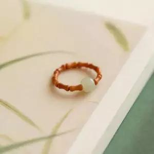 데일리반지 수공예 비즈 소원반지 대나무 스타일 행운