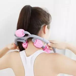 5롤 핸들 마사지기 허벅지 뒷목 팔뚝 목 어깨 종아리