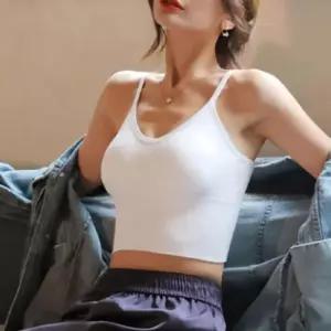 [라일리여성언더웨어] Rly 노와이어 탱크탑 이너 브라탑 브라렛 여성 크롭