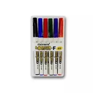 네임펜 유성 매직 필기 도구 싸인펜 문구 학용품 6색 유성매직