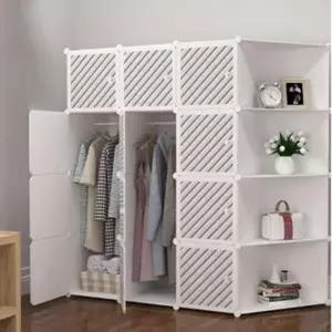 조립식 큐브 옷장 수납행거 사이드선반